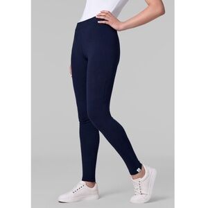 Coolibar Women's Monterey Summer Leggings LOT OF TWO, Blue and Navy Size LARGE